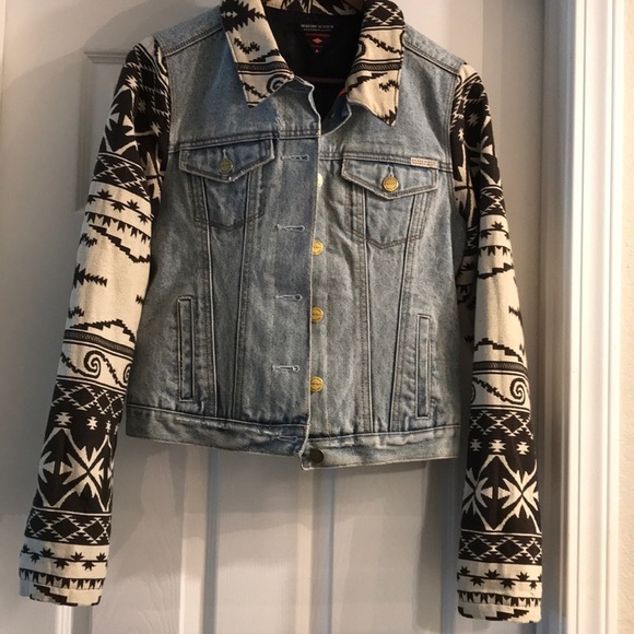 Maison Scotch Aztec festival denim jacket - Picture 3 of 6